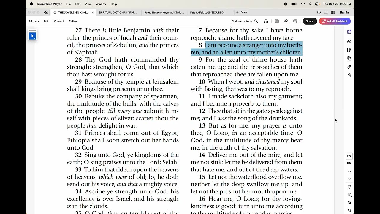 Elder Lynn: I am become a stranger unto my brethren,