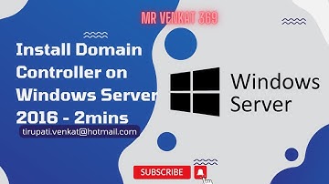 Installing Domain Controller on Windows Server 2016