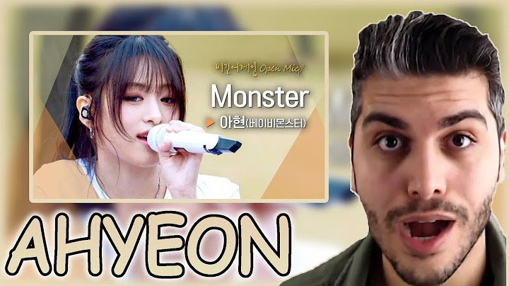 BABYMONSTER AHYEON | 괴물 보컬 아현(AHYEON)과 딱 맞는 선곡, 17살이 되어 다시 부른 'Monster'♬ ｜비긴어게인 오픈마이크 REACTION TEPKİ