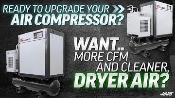 Haas Fixed-Speed and Variable-Speed Rotary Screw Air Compressors - Haas Automation, Inc.