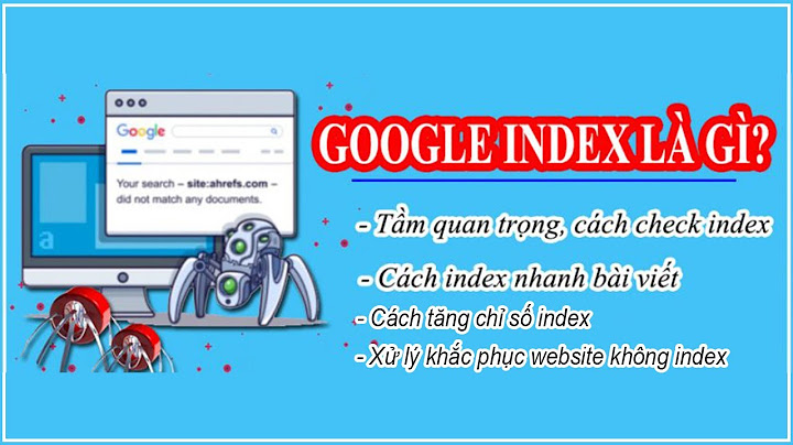 Bị lỗi index hình ảnh thì làm sao