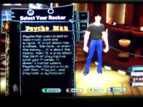 Guitar Hero World Tour Famous Characters Wii Version Youtube
