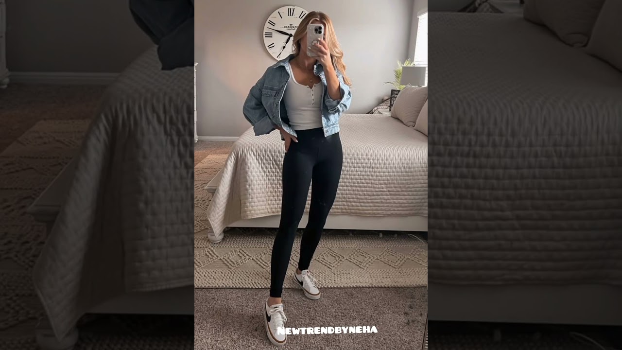 How I Style Cropped Denim Jacket For Spring / Outfits Ideas / 