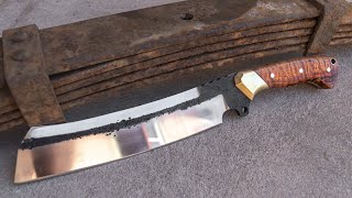 Making a Chopper Knife from a Truck Leaf Spring