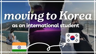 Study Abroad Diaries SOUTH KOREA 🇰🇷 || Indian 🇮🇳 international student || visa, packing, flight