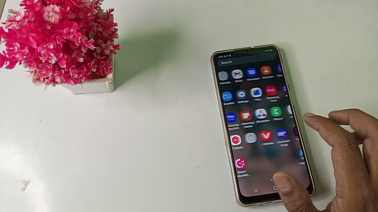 how to fix keyboard hanging problem in Samsung galaxy M01