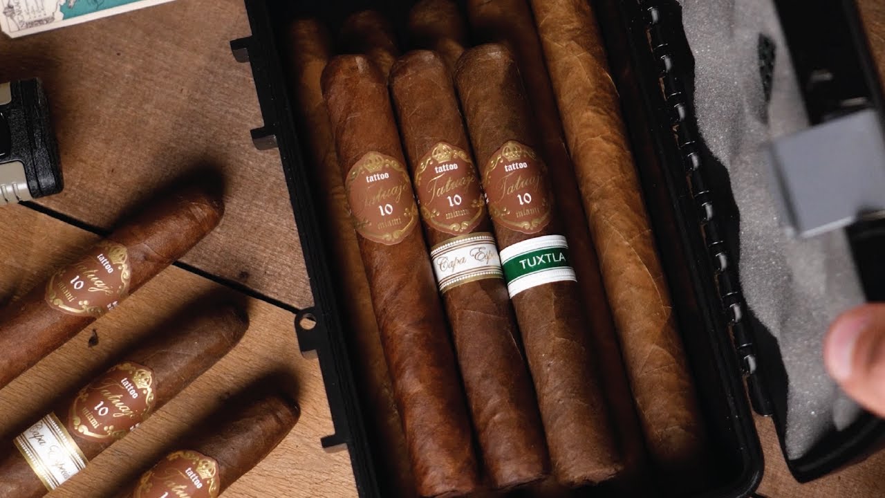 Smoking the Tatuaje 10th Anniversary