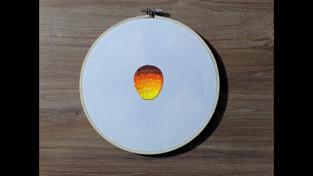 Clase de bordado - pinta con hilos 1º ejercicio