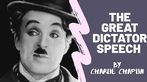 The Great Dictator Speech (by Charlie Chaplin) with subtitles