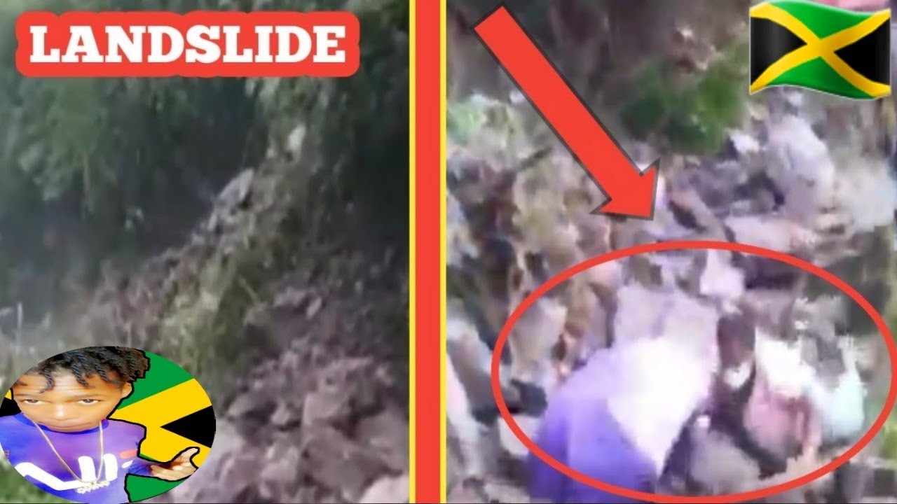 Landslide In Gordon Town Jamaica - YouTube
