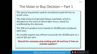 ADMN 503   Chapter 13   Part 3 Make vs  Buy Source