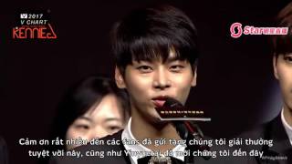 vietsub 170408 vixx   The 5th Vchart Awards   Hot Trend Group Of The Year