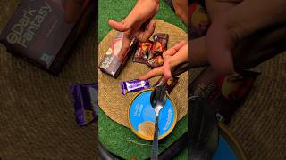 Dark Fantasy Milkshake EXPLOSION: DairyMilk + Biscuit Crunch!🍫🧊 #shortvideo #shorts #youtubeshorts