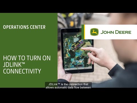 Comment activer la connectivité JDLink™ | John Deere FR