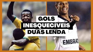 GOLS LEGENDÁRIOS PELÉ & MARCELINHO | REVEJA OS MELHORES MOMENTOS