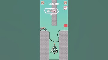 Draw bridge puzzle game level 2666 🥳 #drawing #game #Shorts