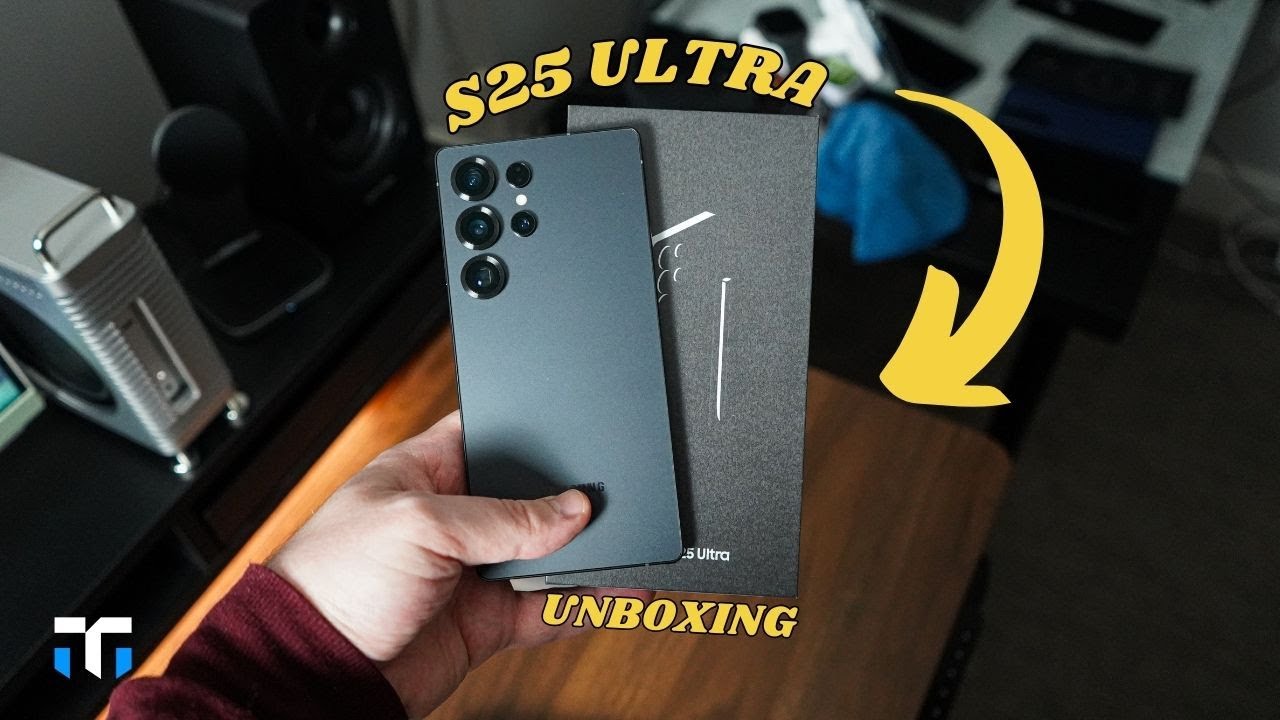 Samsung Galaxy S25 Ultra Titanium Jetblack Unboxing & First 