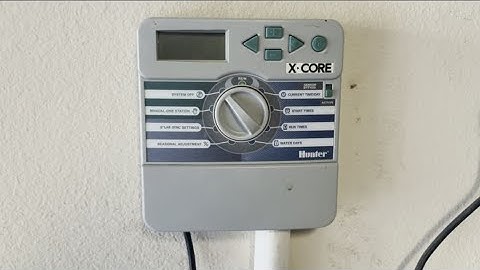 How to open front panel of a Hunter X-Core Control