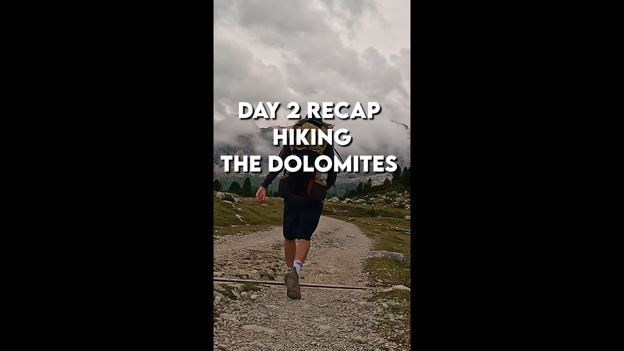 Обзор 2-го дня похода по маршруту Alta Via 1 в Доломитах 