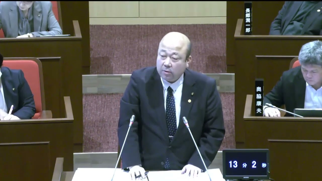 令和７年12月定例会議　12月11日　総括質疑　笹内直幸議員
