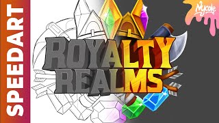 SpeedART - Royalty Realm's Logo (Minecraft Server) | Royal Crown Design