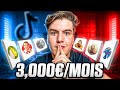 Tiktok  ces 7 comptes sont pays  3000mois voici comment