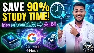 وفر 90% من وقت دراستك: بطاقات NotebookLM التعليمية إلى Anki مع Gemini Flash (2026) screenshot 4