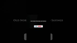 100 Wise Old Norse Proverbs From Odins Hvaml