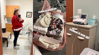 A VERY EMOTIONAL &amp; CHAOTIC WEEK | BREECH? | NESTING FOR BABY | PACKING HOSPITAL BAG | BABY NUMBER 3