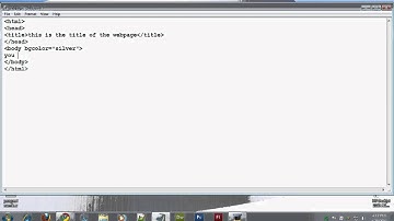 HTML Tutorial 1 - Designing A Website In Notepad - Basics and Beginnings
