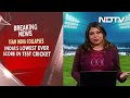 Australia Vs India: India post their lowest-ever total in Test cricket
