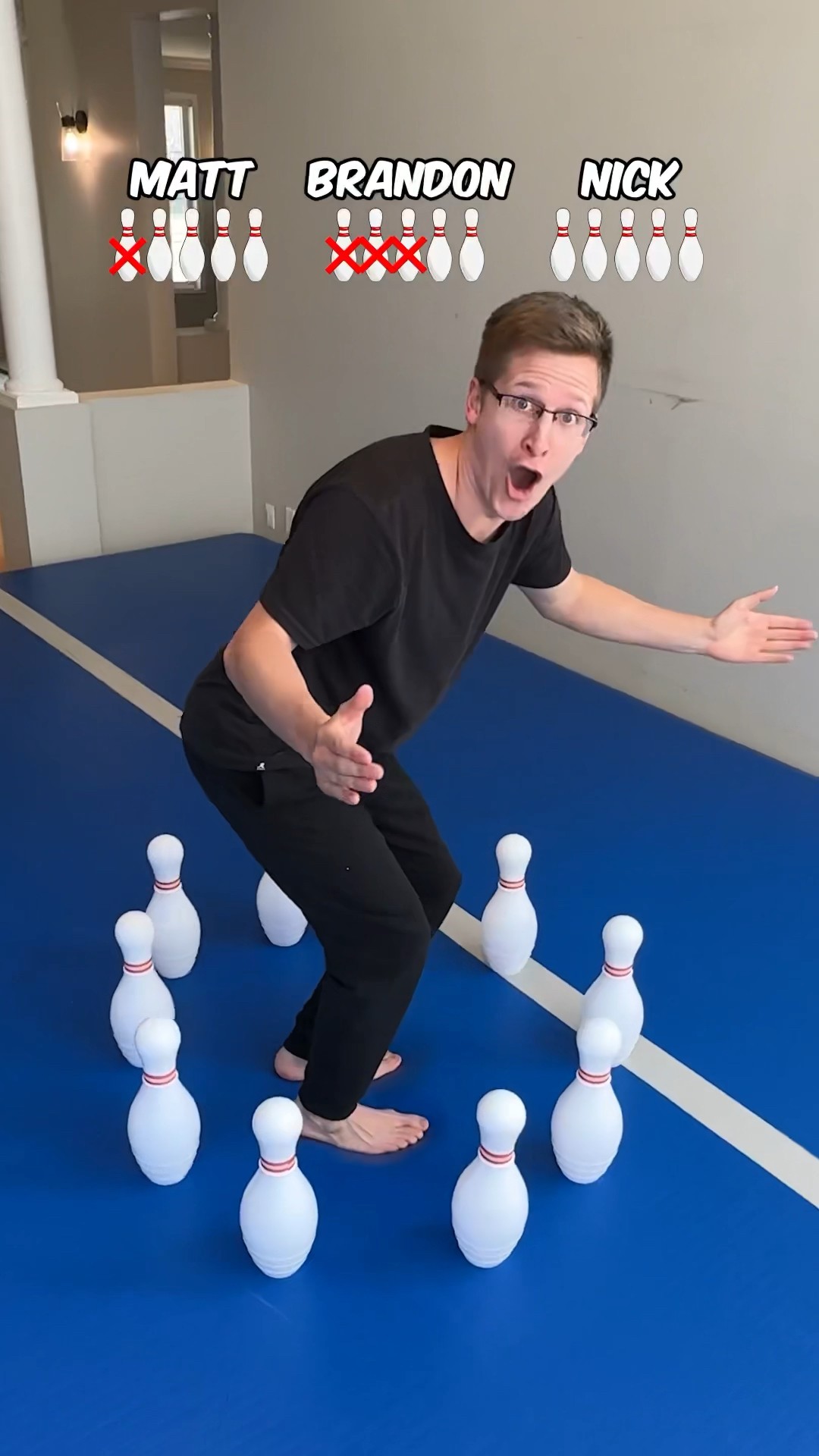 Keep the Bowling Pins UP ? ft  @BrandonA7 \u0026 @NickPro
