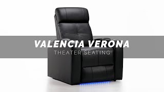 Valencia Theater Seating Luxury Verona Premium Italian Leather Home Theater Seating