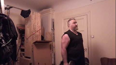 Biceps with dumbbells  Episode 84,  4sets 2x12kg,26,6lbs 8reps