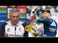 Ancelotti clos le dbat entre lunin  courtois qui va dbut demain  liverpool cible le buteur de