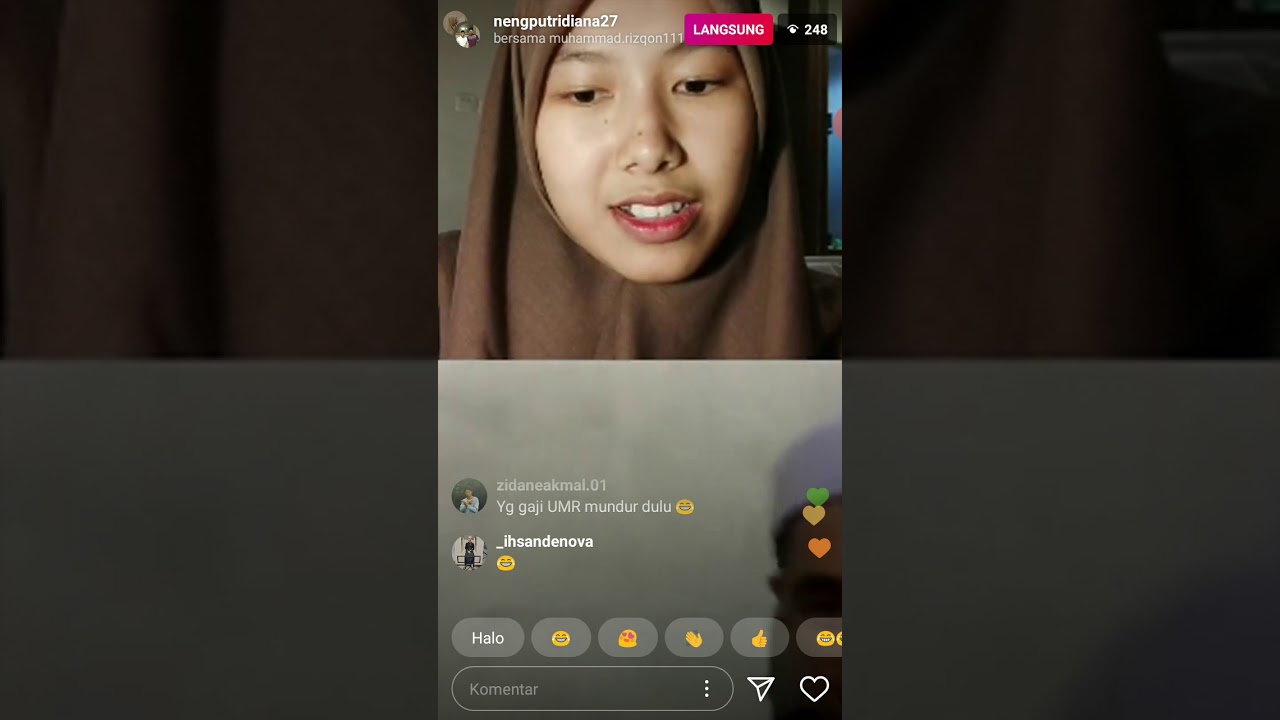 Neng Putri Diana duet bareng M Rizqon