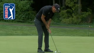 Phil Mickelson explains pause in putting stroke during the Memorial Tournament