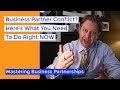 Resolve Your Business Partner Conflict NOW | Business Partnership Mastery