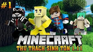 Oops Club Minecraft Thử Thách Sinh Tồn 1.11 - Tập 1: NẤM PHẢN BỘI