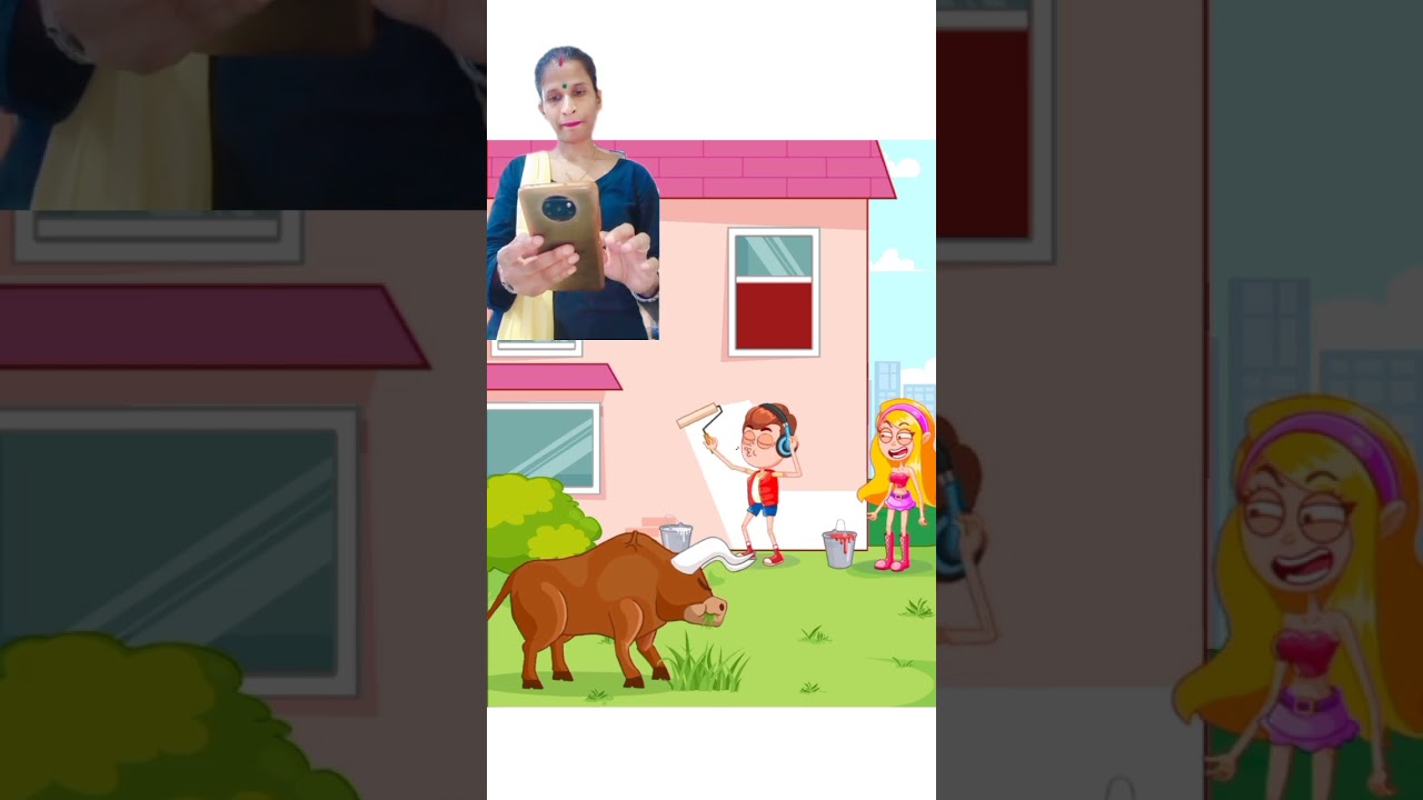 Make Girl Angry noob game level 63 Best friends prank 🤣 