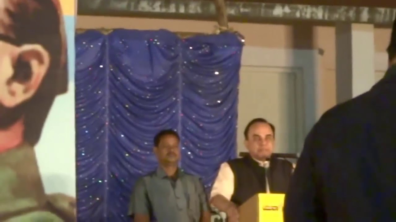 Dr Subramanya swamy at Mysore Subhash chandra bosei