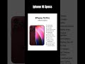 Iphone 18 Specs #iphone #tech