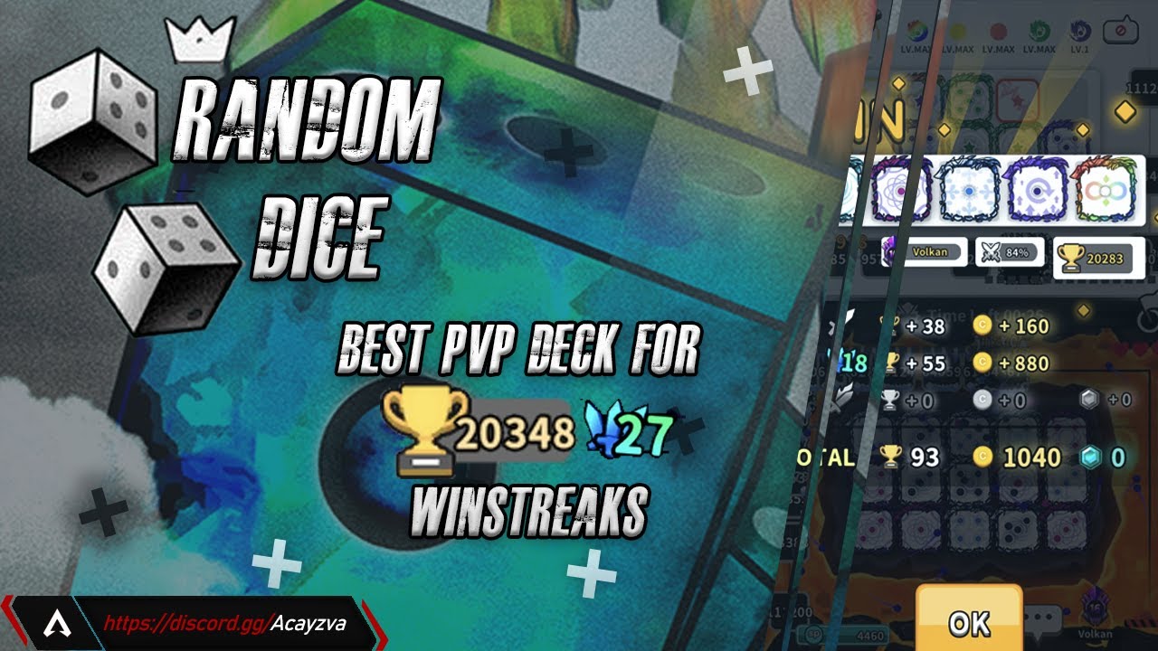 RANDOM DICE BEST PVP DECK TO CLIMB THE LEADERBOARD WITH YouTube