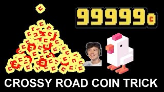 CROSSY ROAD CHEAT: THE COIN TRICK | How to get unlimited Coins (Android, iOS) | Ad Glitch - No Hack