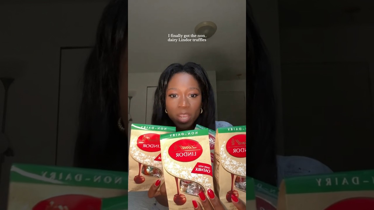 Vegan lindor taste test🍫😛