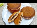 Fertig in 1 Minute! Flauschige japanische Pfannkuchen Dorayaki! Leckeres Dessert #145