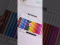 #doms 🌿🩵Aqua watercolor pens review /₹-125😱 ,24 shades🎨 #viral #drawing #art #doms #1m #shorts #diy