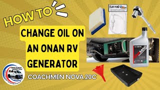 DIY RV Generator Oil Change | Cummins Onan Maintenance Made Easy!