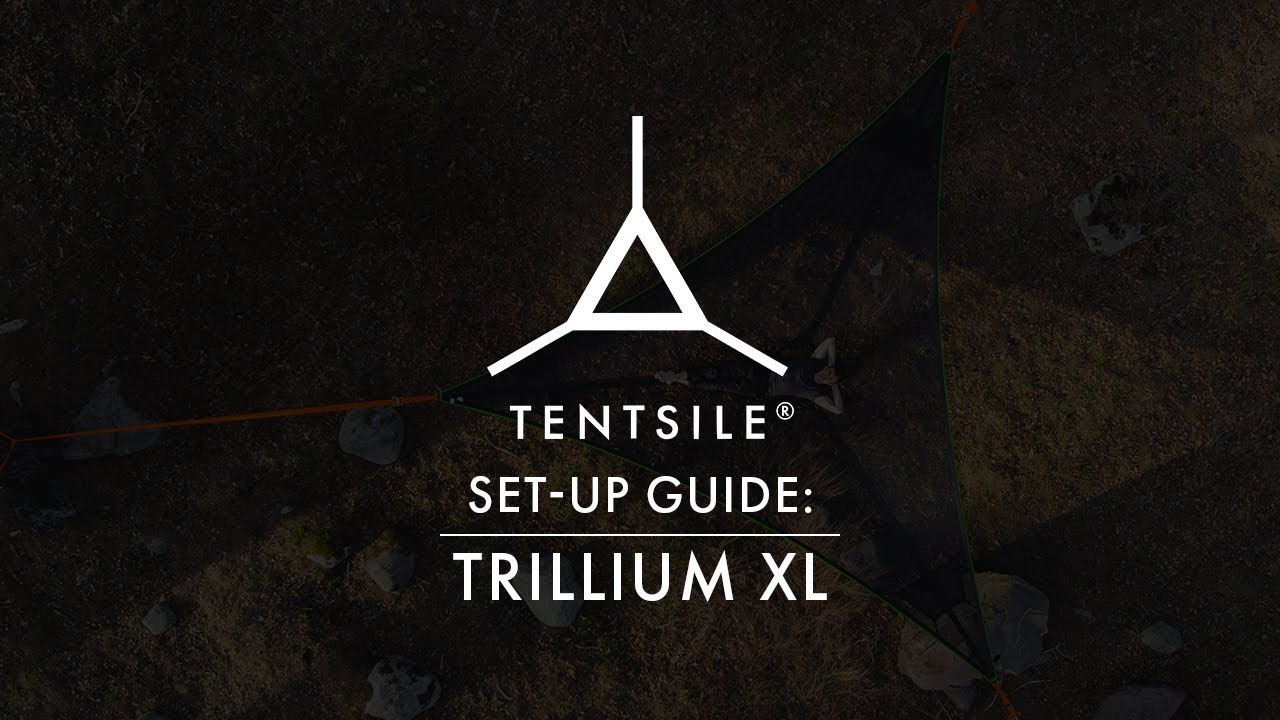 How to setup the Tentsile Trillium XL 6Person Hammock YouTube