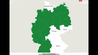 [WR] Seterra - Germany: States (Bundesländer) - Pin (Mobile App) in 0:11